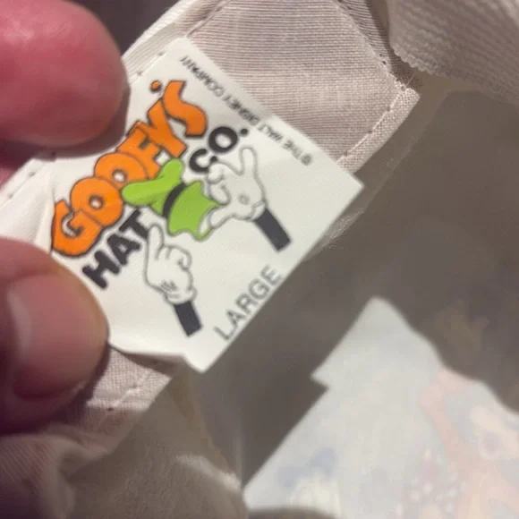 Disney Hat Vintage 90s 00s Vacation Stretch Disneyland Mickey Goofy Bottle Cap - Picture 4 of 5